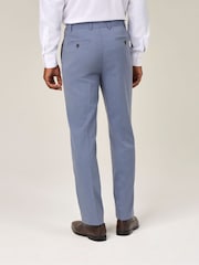 Skopes Blue Tailored Fit Caspian Stretch Suit Trousers - Image 3 of 5