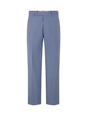 Skopes Blue Tailored Fit Caspian Stretch Suit Trousers - Image 4 of 5