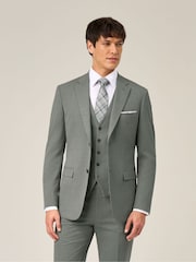 Skopes Green Slim Fit Caspian Stretch Suit Jacket - Image 1 of 6