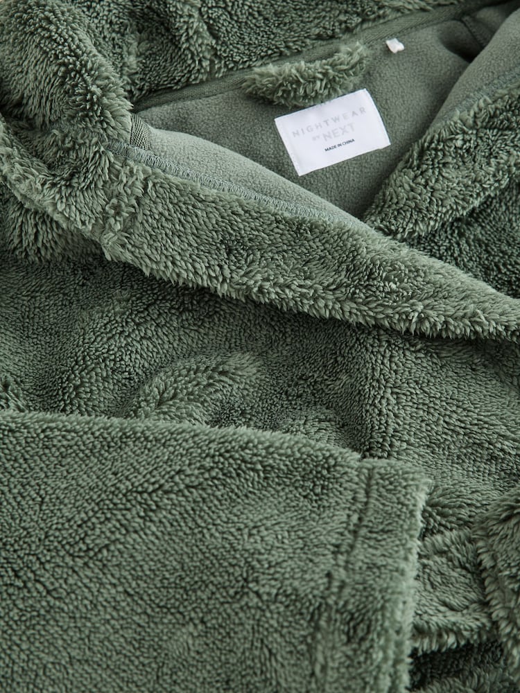 Πράσινο φασκόμηλου - Fleece Ρόμπες (1.5-16ετών) - Εικόνα 4 του 4 Πράσινο φασκόμηλου - Fleece Ρόμπες (1.5-16ετών) - Εικόνα 4 του 4