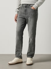 Light Grey Slim Fit Classic Stretch Jeans - Image 4 of 7