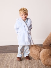 Pale Blue Fleece Robe (9mths-8yrs) - Image 1 of 5