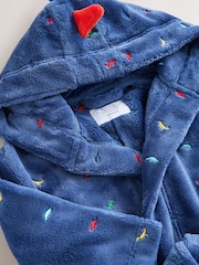 Blue Dino Fleece Robe (9mths-8yrs) - Image 4 of 4