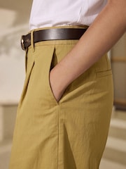 Tan Brown N. Premium Barrel Leg Chino Trousers - Image 4 of 7