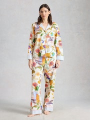 White Stuff White Nina Lightweight Pyjamas Bottom - Image 1 of 6