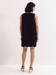 Phase Eight Black Marta Shift Dress - Image 2 of 6