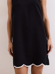 Phase Eight Black Marta Shift Dress - Image 4 of 6