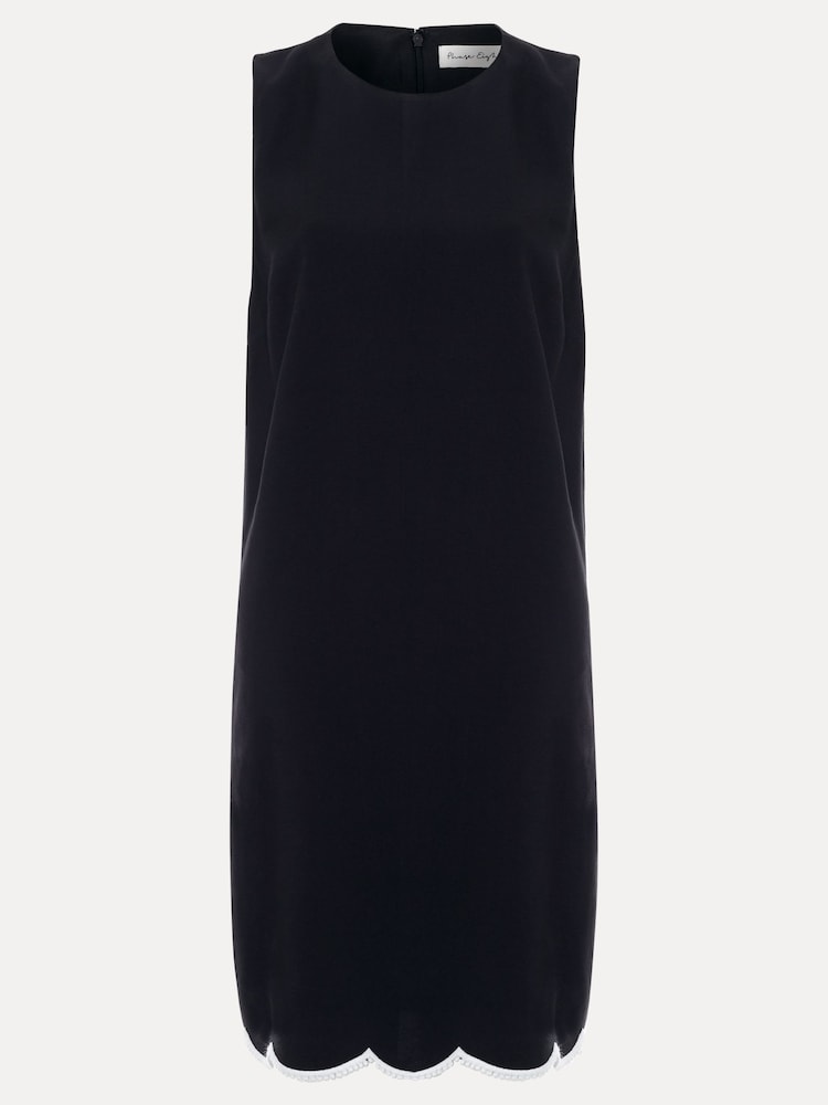Phase Eight Black Marta Shift Dress - Image 6 of 6