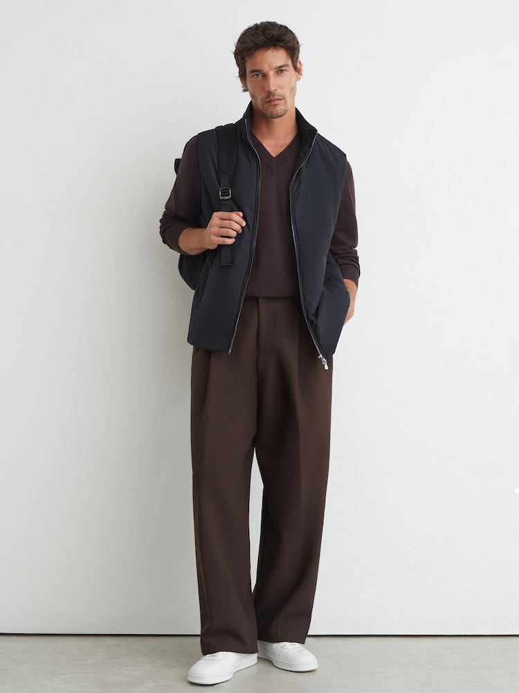Marine - Reiss Axel Technical Padded Zip-Through Gilet - Bild 1 von 6