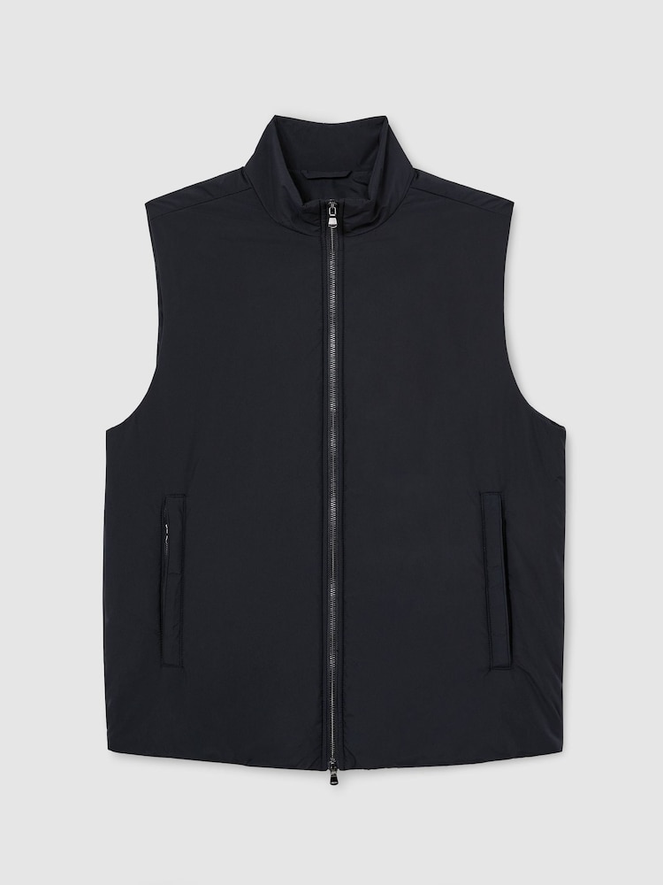 Marine - Reiss Axel Technical Padded Zip-Through Gilet - Bild 2 von 6
