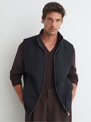 Marine - Reiss Axel Technical Padded Zip-Through Gilet - Bild 3 von 6
