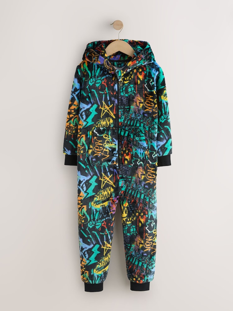 Çox Parlaq Qrafitti - Fleece All-In-One (3-16il) - 4şəkildən 1 şəkil Çox Parlaq Qrafitti - Fleece All-In-One (3-16il) - 4şəkildən 1 şəkil