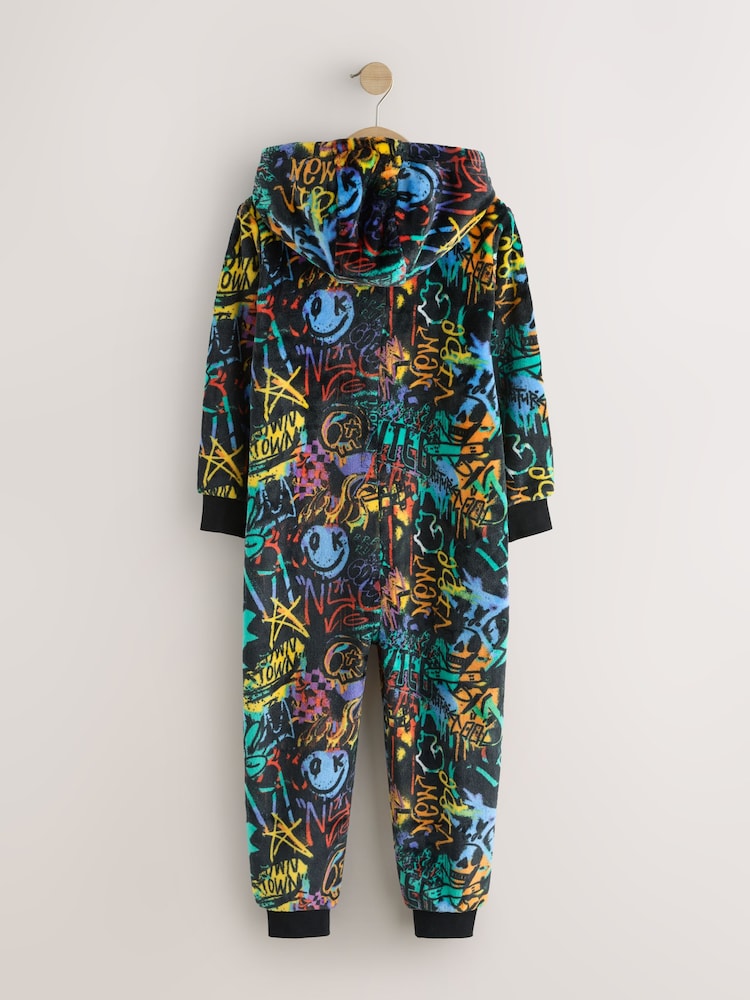 Çox Parlaq Qrafitti - Fleece All-In-One (3-16il) - 4şəkildən 2 şəkil Çox Parlaq Qrafitti - Fleece All-In-One (3-16il) - 4şəkildən 2 şəkil