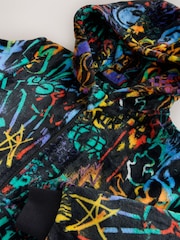 Çox Parlaq Qrafitti - Fleece All-In-One (3-16il) - 4şəkildən 4 şəkil