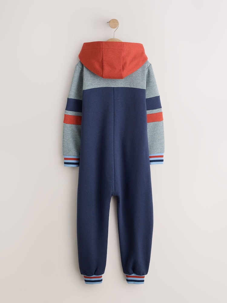 Blue/Grey Colourblock - Fleece All-In-One (3-16il) - 4şəkildən 2 şəkil Blue/Grey Colourblock - Fleece All-In-One (3-16il) - 4şəkildən 2 şəkil