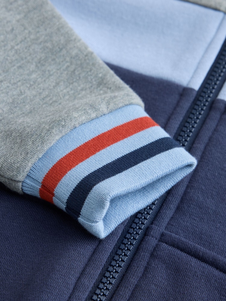 Blue/Grey Colourblock - Fleece All-In-One (3-16il) - 4şəkildən 4 şəkil Blue/Grey Colourblock - Fleece All-In-One (3-16il) - 4şəkildən 4 şəkil