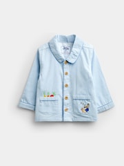 JoJo Maman Bébé Peter Rabbit Gingham Woven Pyjamas - Slika 2 od 7