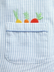 JoJo Maman Bébé Peter Rabbit Gingham Woven Pyjamas - Slika 7 od 7