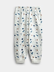 JoJo Maman Bébé Blue Bear 2-Pack Jersey Pyjamas - Image 10 of 13