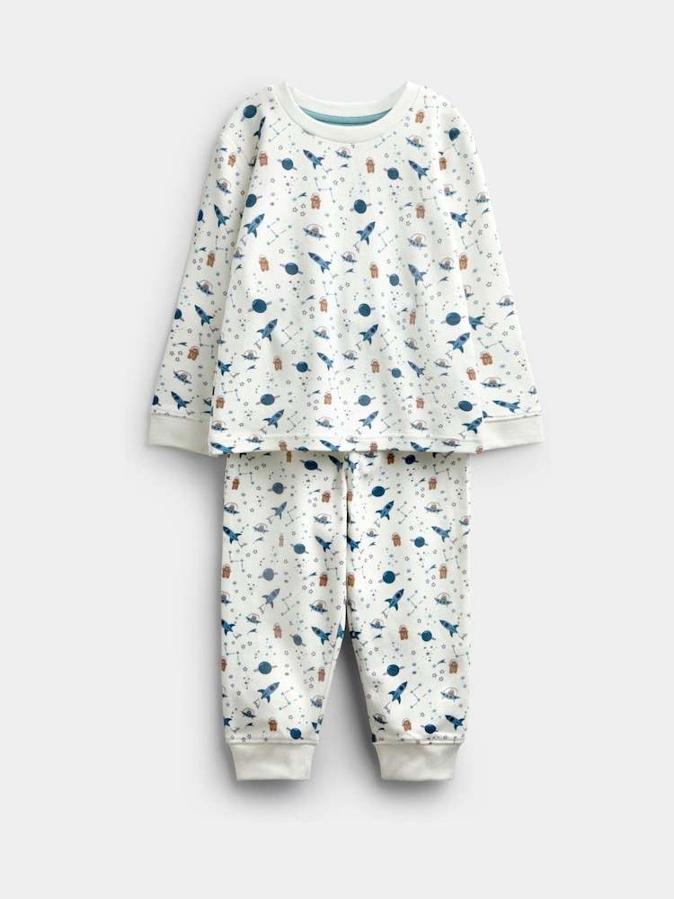 JoJo Maman Bébé Blue Bear 2-Pack Jersey Pyjamas - Image 2 of 13 JoJo Maman Bébé Blue Bear 2-Pack Jersey Pyjamas - Image 2 of 13
