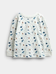 JoJo Maman Bébé Blue Bear 2-Pack Jersey Pyjamas - Image 6 of 13