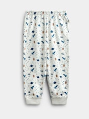 JoJo Maman Bébé Blue Bear 2-Pack Jersey Pyjamas - Image 8 of 13