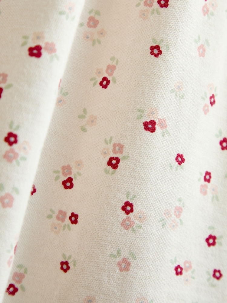 JoJo Maman Bébé Pink Floral Nightdress - Image 4 of 4 JoJo Maman Bébé Pink Floral Nightdress - Image 4 of 4