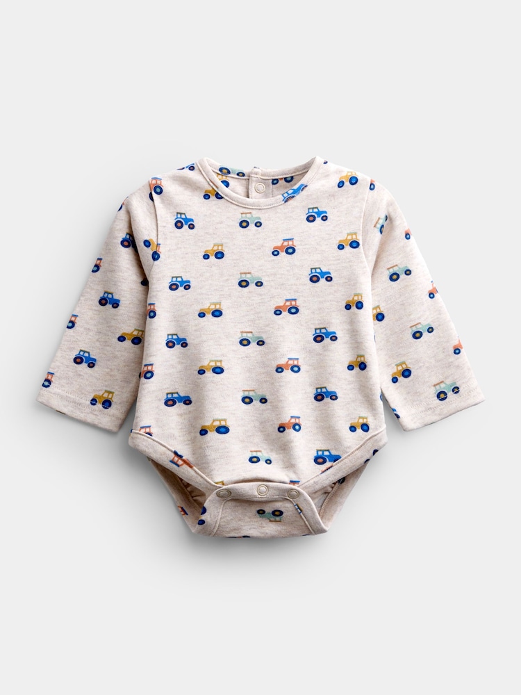 JoJo Maman Bébé Jersey Dungaree & Bodysuit Set - Slika 2 iz 8