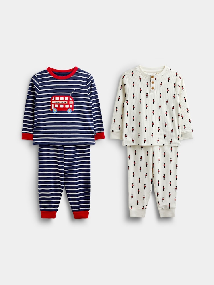 JoJo Maman Bébé 2-Pack Jersey Pyjamas - Изображение 1 11