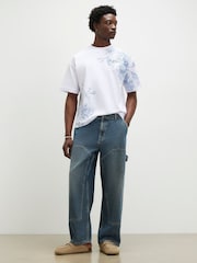 River Island Oversized Cabbages & Roses T-Shirt - صورة 3 من 4