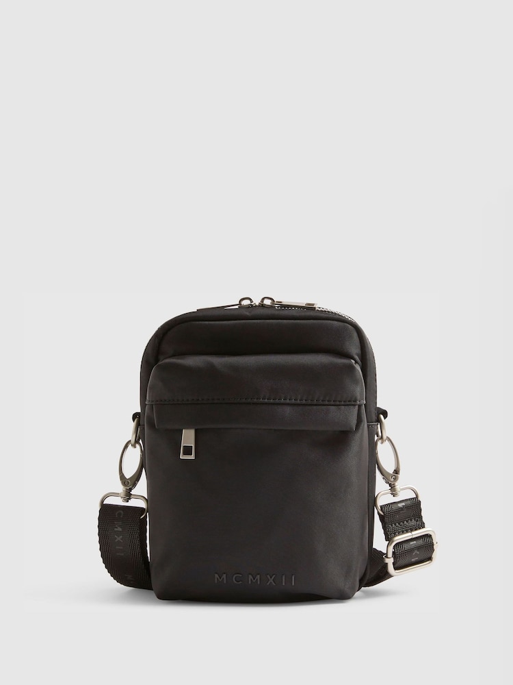 River Island Black Nylon Lad Bag - Image 1 of 5
