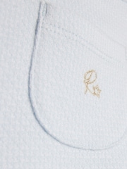 River Island Blue Long Sleeve Polo Shirt & Dungarees Set - Image 5 of 5