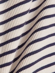River Island Blue Stripe Heart Baby T-Shirt - Image 4 of 4