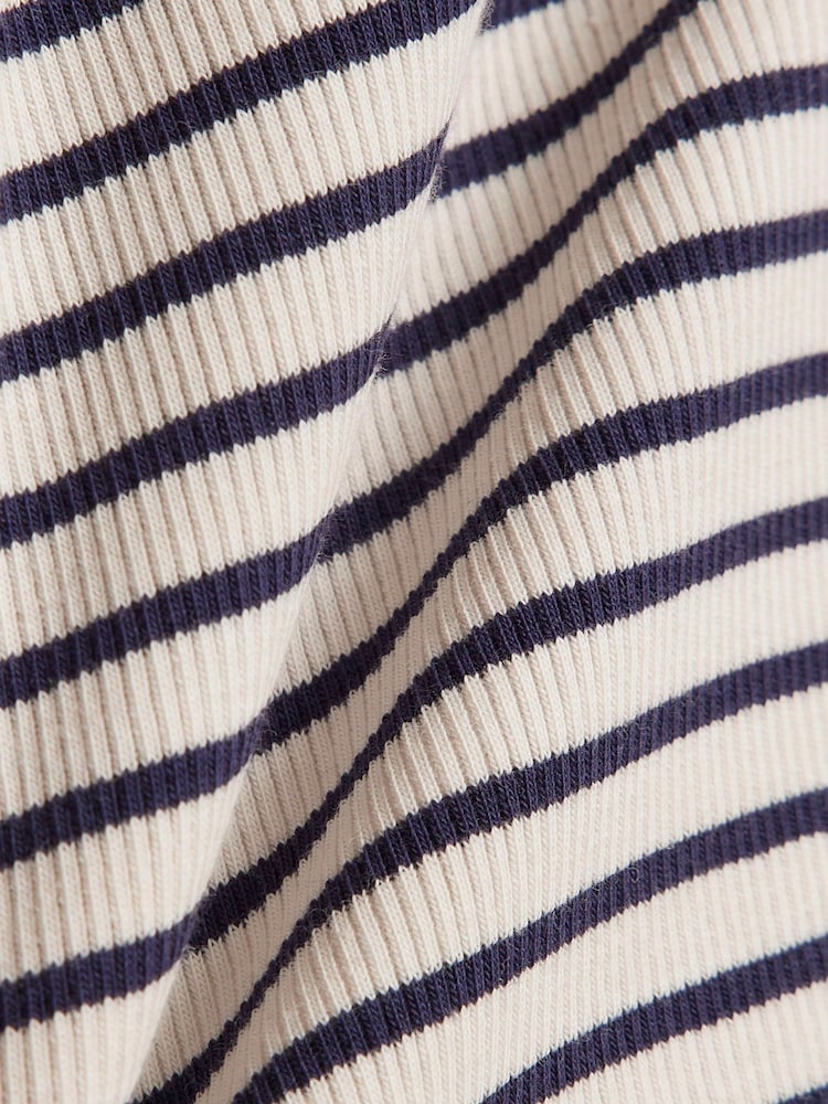 River Island Blue Stripe Heart Baby T-Shirt - Image 4 of 4