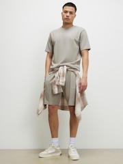 River Island Grey Slim Fit Interlock T-Shirt - Image 3 of 4