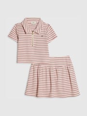 River Island Stripe Polo Shirt & Skirt Set - Image 1 of 5