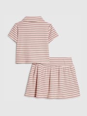 River Island Stripe Polo Shirt & Skirt Set - Image 2 of 5