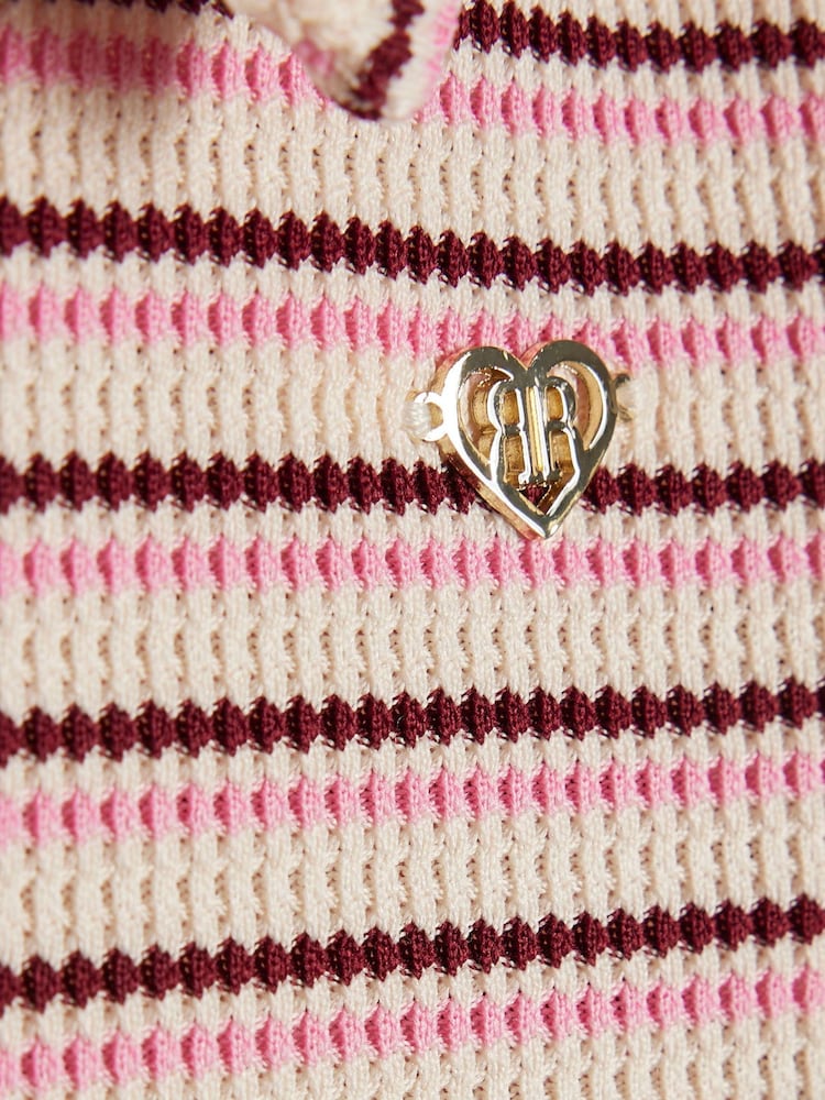 River Island Stripe Polo Shirt & Skirt Set - Image 5 of 5 River Island Stripe Polo Shirt & Skirt Set - Image 5 of 5