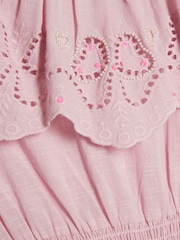 River Island Purple Tiered Beaded Playsuit - Image 3 of 4