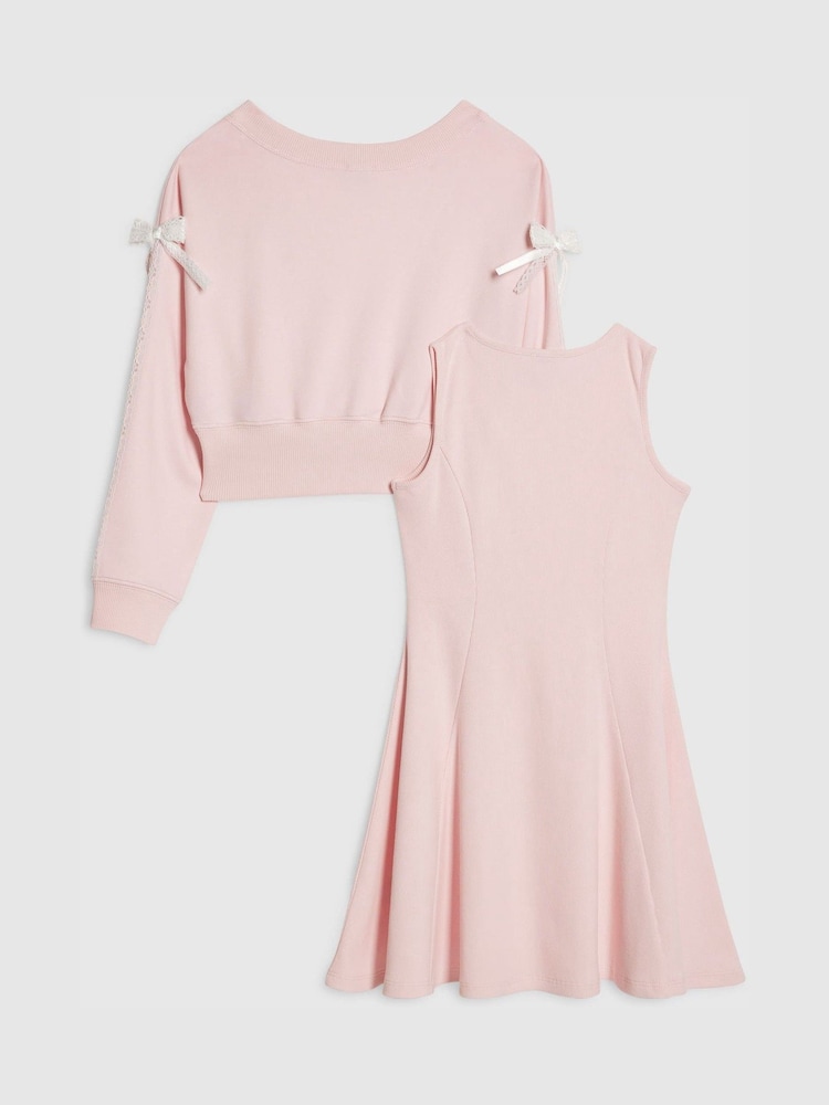 River Island Pink OG Shrug Dress - Image 2 of 5