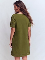 Πράσινο - Boden Hattie Jersey T-Shirt Dress - Εικόνα 3 από 6