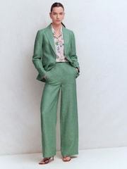 Boden Green Belgravia Linen Trousers - Image 1 of 6