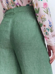 Boden Green Belgravia Linen Trousers - Image 2 of 6