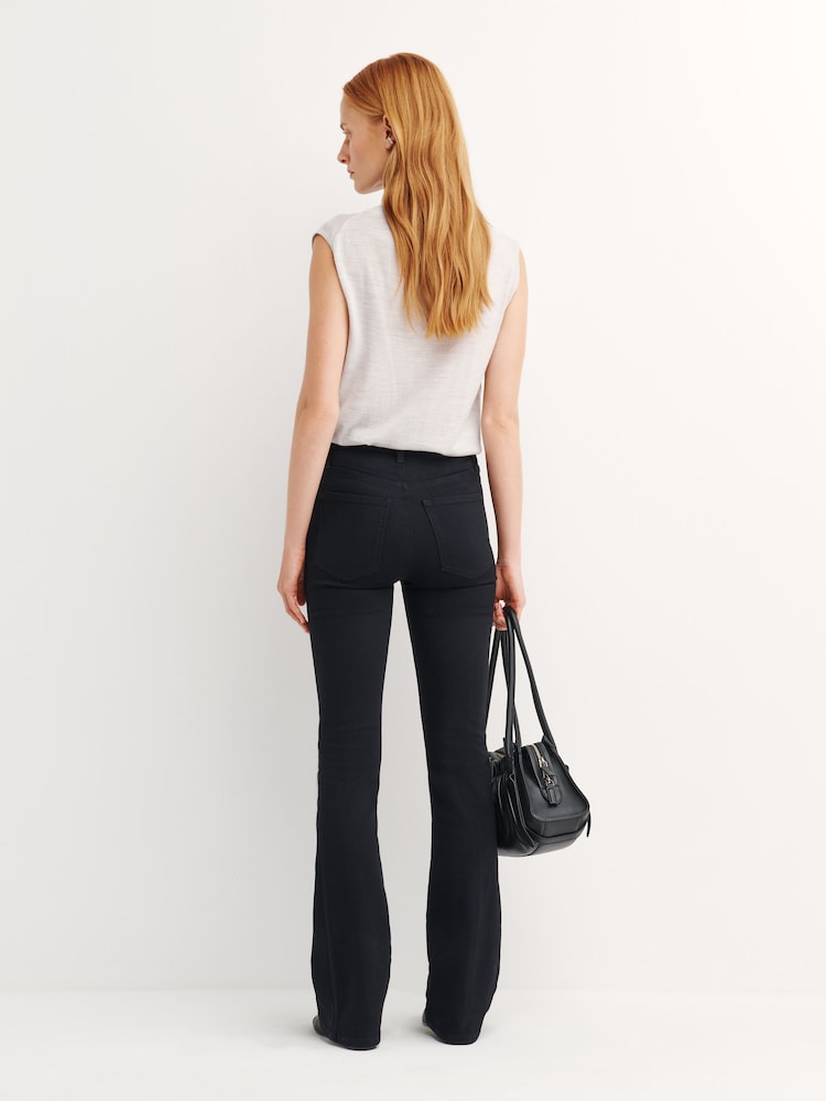 FRAME Black The Reboot Super StretchHigh Rise Jeans - Image 2 of 6 FRAME Black The Reboot Super StretchHigh Rise Jeans - Image 2 of 6