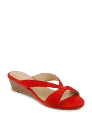 Қызыл - Jones Bootmaker Klevina2 Mules - 5суретінің 2 суреті