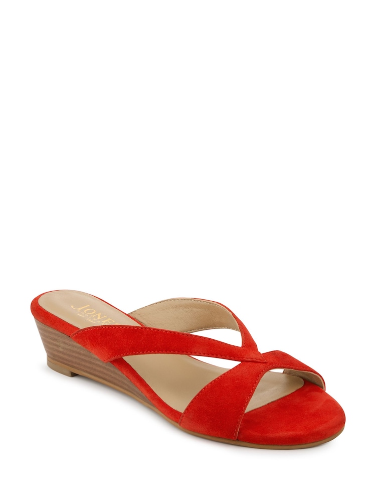 Қызыл - Jones Bootmaker Klevina2 Mules - 5суретінің 2 суреті