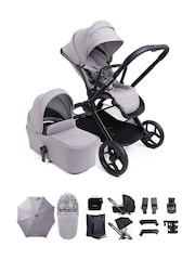 iCandy Grey Core 2 Pushchair Nursery Travel System Bundle - Image 2 of 6