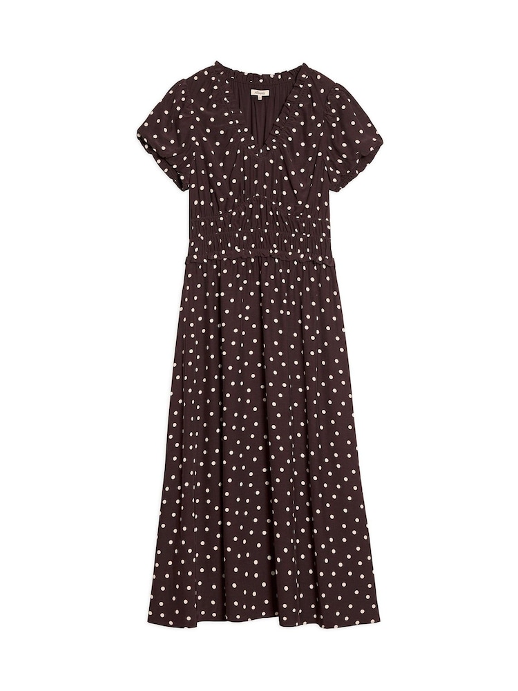 Albaray Brown Choc Spot Dress - Image 4 of 4