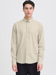 Casual Friday Natural CfAnton Long Sleeve Linen Blend Shirt - Image 1 of 8