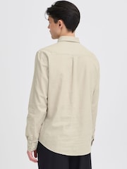 Casual Friday Natural CfAnton Long Sleeve Linen Blend Shirt - Image 2 of 8